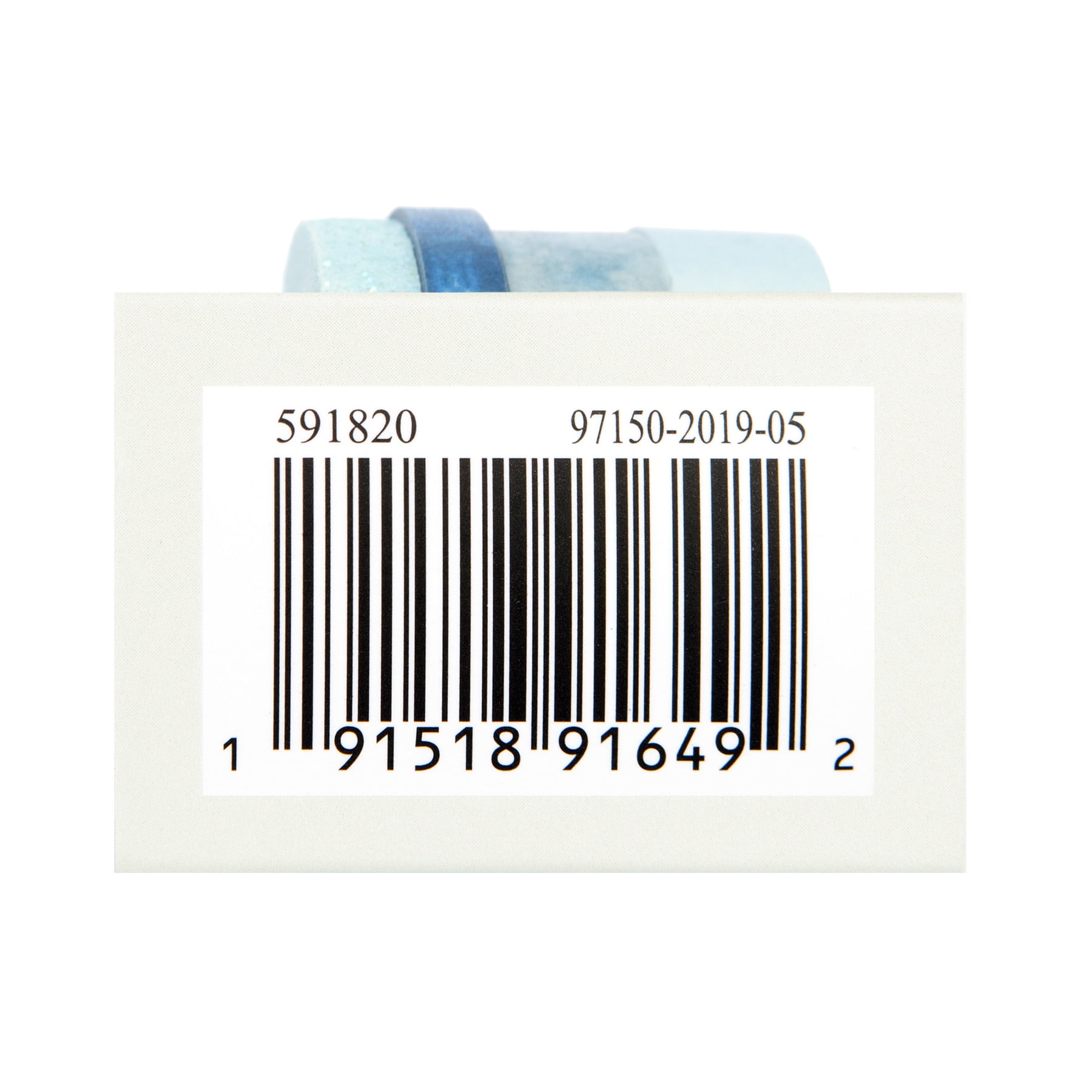 Recollections Aqua Silver Crafting Tape Set, 12 Packs: 4 ct. (48 total)
