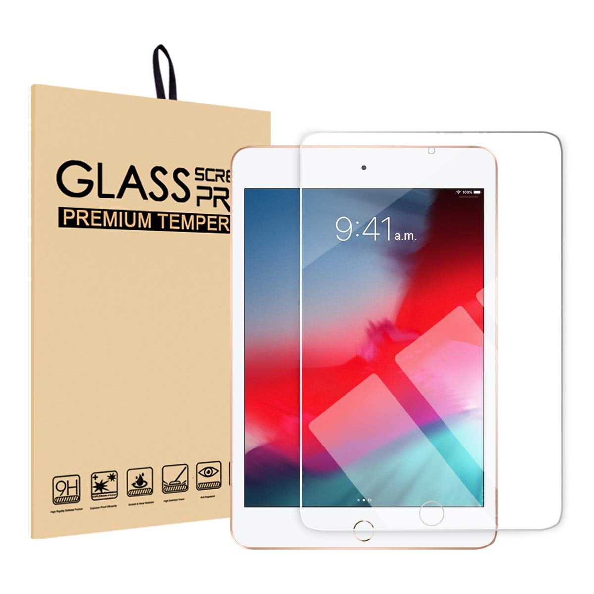 [1Pack] Mignova iPad Mini 5th Gen 2019/iPad Mini 4 Tempered Glass