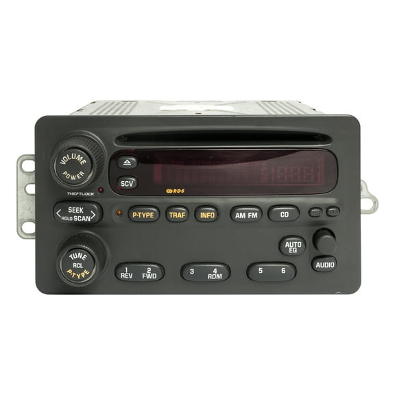 Restored 2001 Oldsmobile Alero Radio AM FM Single Disc CD Player 22669641 Option Code U1P (Refurbished)