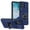 Blue, variant on Designed for Moto G Stylus 5G (2025) Case Hidden with Card Holder & 360 Ring Stand/Kickstand, Hard PC + Soft TPU [Drop Protection] Heavy Duty Rugged Protective Cover For Moto G Stylus 5G (2025), Green