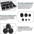 thumbnail image 4 of 145 Pcs Couvercles de Boulons, HexNutCover, Couvercles de Protection en Plastique, 4 of 4