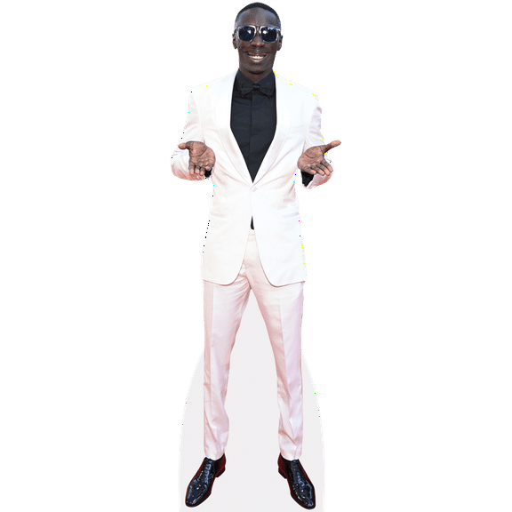 Khabane Lame (White Suit) Mini Cardboard Cutout Standee