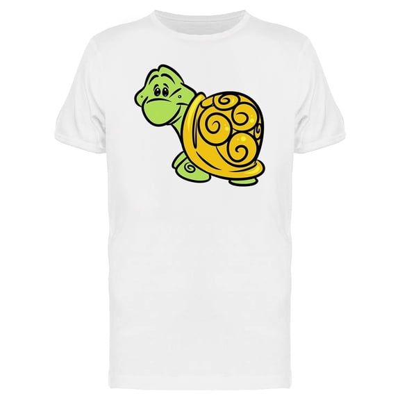 Little Trutle Cartoon Tee Men's -Image by Shutterstock
