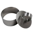 thumbnail image 1 of POINTERTECK Dessert Rings Molds   Cake Rings Set  Stainless Steel Cake Rings  Dessert Molds With Pusher For Cooking Pancake Cookies, 1 of 6