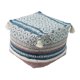 thumbnail image 1 of Funda de puf Funda De Puf Reposapiés Cojín Copetudo Tejido Borlas Dormitorio Texturizado Informal Azul Praga Azul de Praga Magideal Funda de puf, 1 of 7