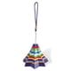 thumbnail image 3 of Bearachild Colgante de carillón de viento, adorno de torre de estrella fugaz de plástico, decoración de pared, juguete relajante plegable 3D, decoración Artesanía Púrpura Bearachild HA007988-02, 3 of 6