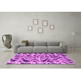 thumbnail image 3 of Ahgly Company Indoor Rectangle Abstract Pink Modern Area Rugs, 6' x 9', 3 of 4