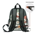 thumbnail image 5 of FORMRS School Backpack with Front Zippered Pocket 12" Student Travel Daypack, Snowman Family, 5 of 6