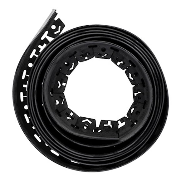 borde sin cavar para jardín plástico negro 1.129 kg