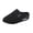 Black, variant on Women Air Cushion Slip on Walking Shoes Orthopedic Breathable Slippers with Arch Support Comfortable Memory Foam Slides Pink Size 7