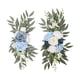 thumbnail image 1 of 2 piezas de flores de seda para arco de boda, flores para puerta, fondo floral, flores artificiales Azul, 1 of 9