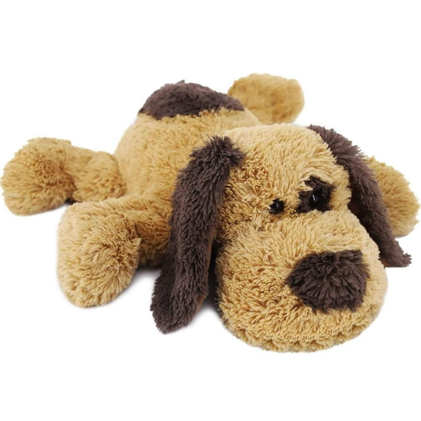 Weigedu Perro De Peluche Disquete Cachorro Juguete De Peluche Huggable Beagle Labrador Retriever Perros De Peluche para Niños Niñas Niños Bebé Regalo De Cumpleaños 20 Pulgadas Marrón