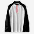 thumbnail image 3 of Long Sleeve Sportswear Men's Light Weight Wicking Knit 1/4 Zip Pullover Athletic Performance Shirts Comfort Wear, 3 of 7