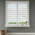 thumbnail image 3 of Keego Custom Size Zebra Shades for Windows Privacy Cordless Windows Shades for Home Office, White, 26"W x 54"H, 3 of 9