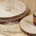thumbnail image 5 of Juego de (4) Rodajas de Madera de 8 A 9 Pulgadas, Rodajas de Madera para Centros de Mesa, para Mesas, Círculos de Madera para Bodas Rústicas, Manualidades de Bricolaje, 5 of 5