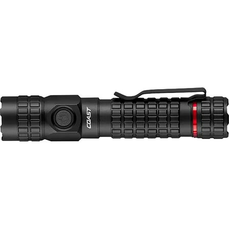 Coast 3022074 PX200R 2000 Lumens Black LED Rechargeable Flashlight