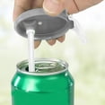 thumbnail image 4 of Tapas para Latas Tapón Refresco Con Pajita Sin BPA Reutilizables Jugo Gaseosas, 4 of 7
