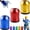 A-3pcs, variant on Magnetizer & Demagnetizer Tool Set, Strong Magnetic Screw Ring, Removable Alloy Bit Magnetizer, Universal Strong Screw Holder for Impact Drill