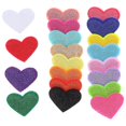 thumbnail image 4 of Bags Patches Appliques Heart Love Shape Iron On Patches Embroidered Applique For Clothes And Handbag 20pcs, 4 of 5