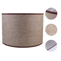 UNOMOR Table Lamp Shade Linen Coffee 1 Set
