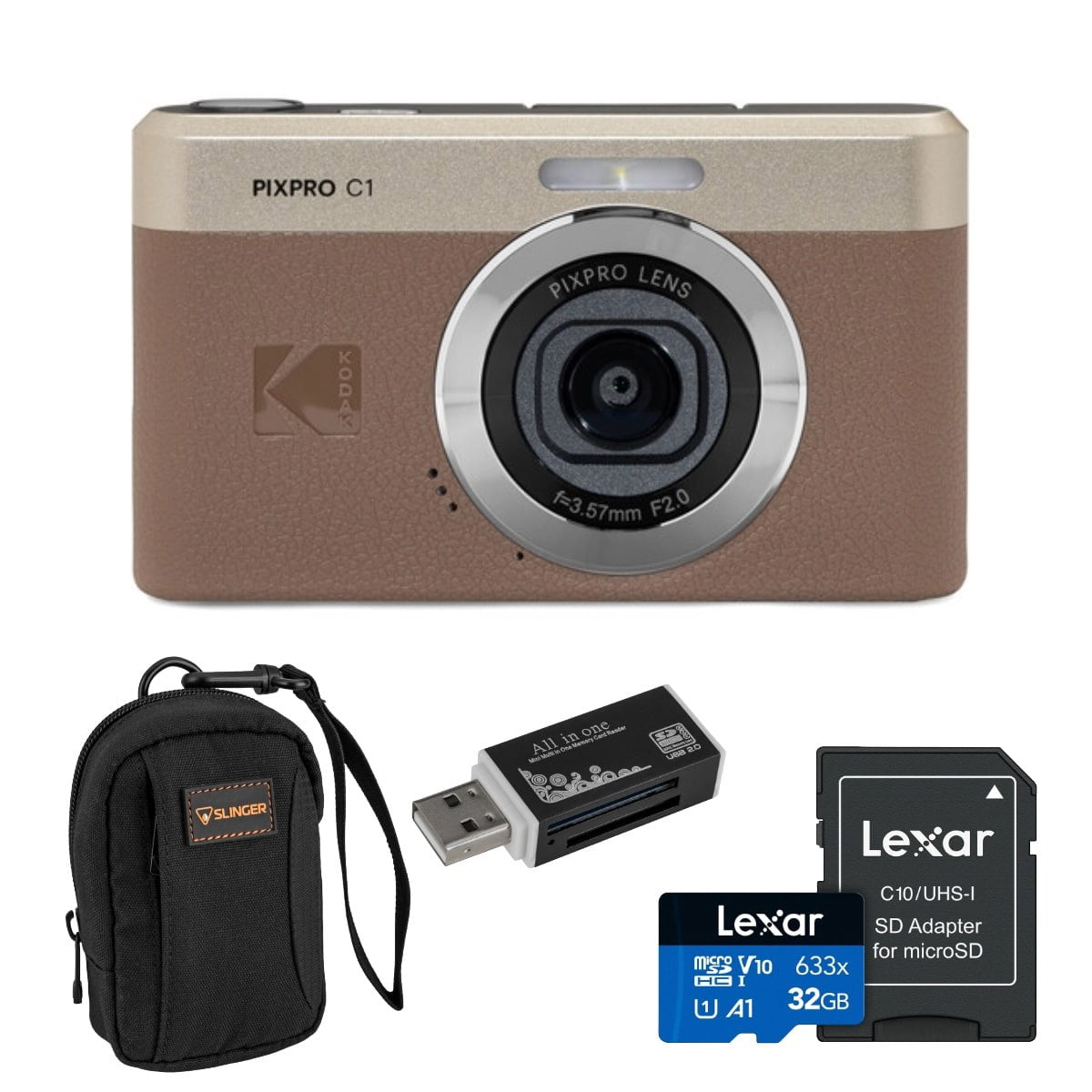 Kodak, PIXPRO C1 Friendly Zoom Digital Camera, 13MP, Full HD