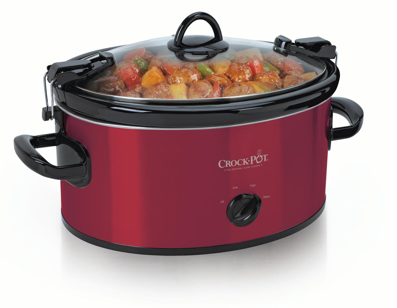 Silver Crock-Pot SCCPVL400-S 4-Quart Cook and Carry Slow Cooker Stainless Steel