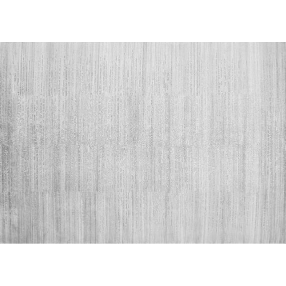 Ahgly Company Indoor Rectangle Abstract Gray Contemporary Area Rugs, 7' x 10'