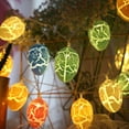 thumbnail image 4 of Huevo de Pascua Cadena de luz Hada Huevo agrietado Lámpara Decoración de fiesta para árbol de jardín en casa, 3 metros 20 LED, USB Advancent HA003696-04, 4 of 7