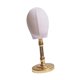 thumbnail image 5 of Modelo de cabeza de maniquí, exhibición de sombreros, cabeza de maniquí, soporte para auriculares, exhibición de postizos, gorras de modelo, estante d Base de oro, 5 of 8
