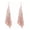 Rose Gold, variant on Trendy Metal Sequin Geometric Sheet Long Drop Dangle Earrings