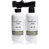 Backyard Halo End Hose Sprayer Kit | Mosquito and Insect Barrier | Great for Yards | Two 16 oz Bottles | 1000 Sqft