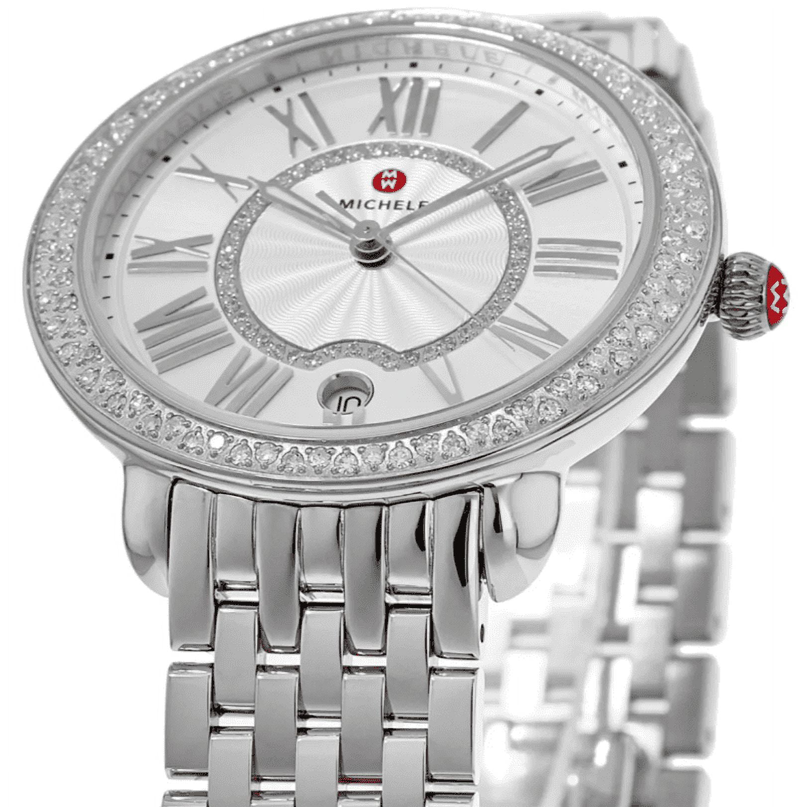 Michele Serein Mid Stainless Steel Diamond Women's Watch MWW21B000143