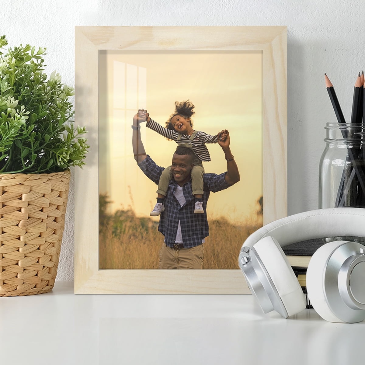 6x8 Wood Grain Picture Frame - Palo Santo