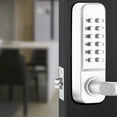 thumbnail image 3 of Cerradura de seguridad con código de dirección de manija ajustable, manija de cerradura sin llave con combinación de números que no se repiten, cerradura de puerta de aleación de zinc digital a, 3 of 5