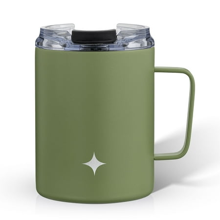 

JoyJolt Vacuum Insulated Tumbler with Lid & Handle - 12 oz - Green