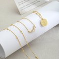 TUWAFE Layered Gold/Silver Plated Necklaces Stackable Stack 14K Real ...