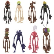 8Pcs Siren Head Toys Action Figure Doll Shy Guy Foundation SCP 6789SCP 096 Toys