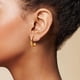 thumbnail image 3 of Aretes Aros Dorados con Baño de Oro 14K Hipoalergénicos para Mujer, 3 of 6