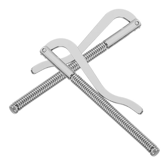 MEIBUTYUP 2-Pack Spring Money Clip Metal Clamp for Cash and Credit Cards, Wallet Accessory