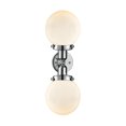 thumbnail image 5 of Innovations Lighting 900H-2W Globe Globe 2 Light 14" Wide Bathroom Vanity Light - White, 5 of 7