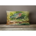 thumbnail image 4 of Green Heron Throw Pillow 12 in x 16 in, 4 of 4