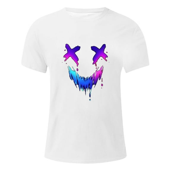 Big and Tall Shirts for Men Funny Graphic T Shirt Summer Casual Sports Tee For Men Lightweight Comfortable Wearable Top Mens Tall T Shirts Big And Mens Vintage Shirt Pack M