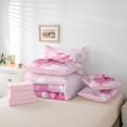 thumbnail image 6 of Manfei Pink Gifts 7-Piece Twin Bedding Sets,Cute Bowtie Bow Bedding Comforter Set,Pink Wbow Knot Sheet Sets For Princess,Luxury Bedroom Decor Reversible, 6 of 8