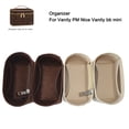 thumbnail image 4 of Organizador de bolsas de inserción para VANITY PM Nice BB Nano Mini, estuche de cosméticos de lujo para mujer, monedero interior, forro moldeador para bolsas de maquillaje, 4 of 5