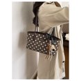 thumbnail image 6 of PRIYAL Polka Dot Shoulder Bag Vintage Everyday Purse Trendy Y2k Handbag Cute Shoulder Purse for Women with Pendant, 6 of 6