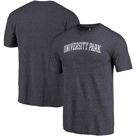 University Park Conway Ar Penn State Nittany Lions Fanatics Branded Hometown Collection Arch Battle Cry University Park Tri-Blend T-Shirt - Navy ()