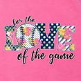 thumbnail image 2 of For the Love of the Game Sports Tri-Blend Racerback Tank Top, Vintage Pink, X-Large, 2 of 5