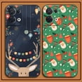 thumbnail image 4 of Feliz Navidad alce Santa sombrero Funda Coque Funda para OPPO FIND X5 X3 X6 RENO 10 8 7 7Z 2Z 6 6Z 5 4 Lite Pro Plus 4G 5G, 4 of 4