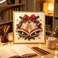 thumbnail image 2 of DIY Christmas Pearl Diamond Art Painting Kit, 7.87in Christmas Pearl Beads Art Craft for Adults Beginner, Xmas Diamond Dots Beads Painting for Home Wall Decor, 2 of 7