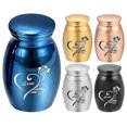 thumbnail image 1 of Mini Urn For Ashes Cremation Memorial Keepsake Container Jar Stainless Steel Pet Ashes Urn Small Funeral Keepsake Container, 1 of 5
